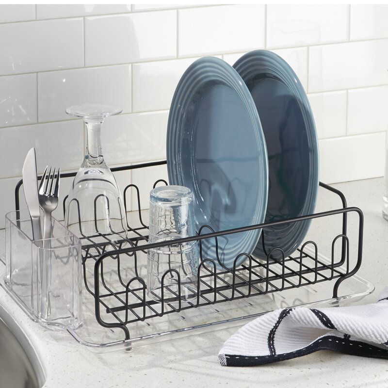 Rebrilliant Eisele Stainless Steel Countertop Dish Rack & Reviews Wayfair